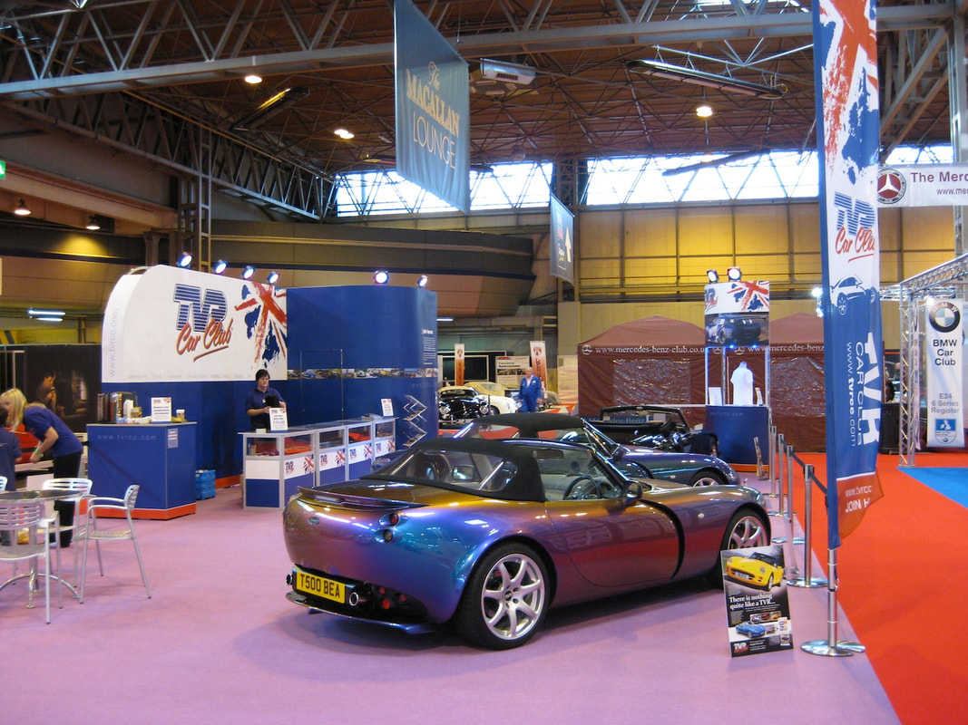 TVR Car Club stand 1999 Classic and sports car show NEC