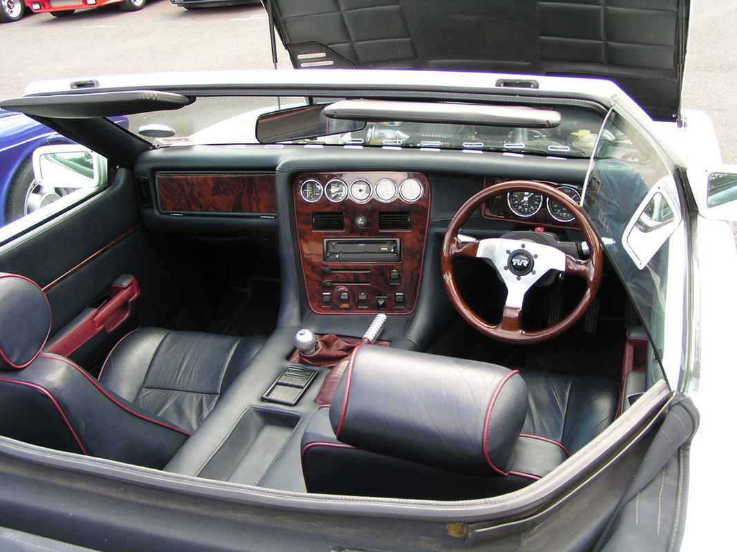 TVR Wedge interior dashboard