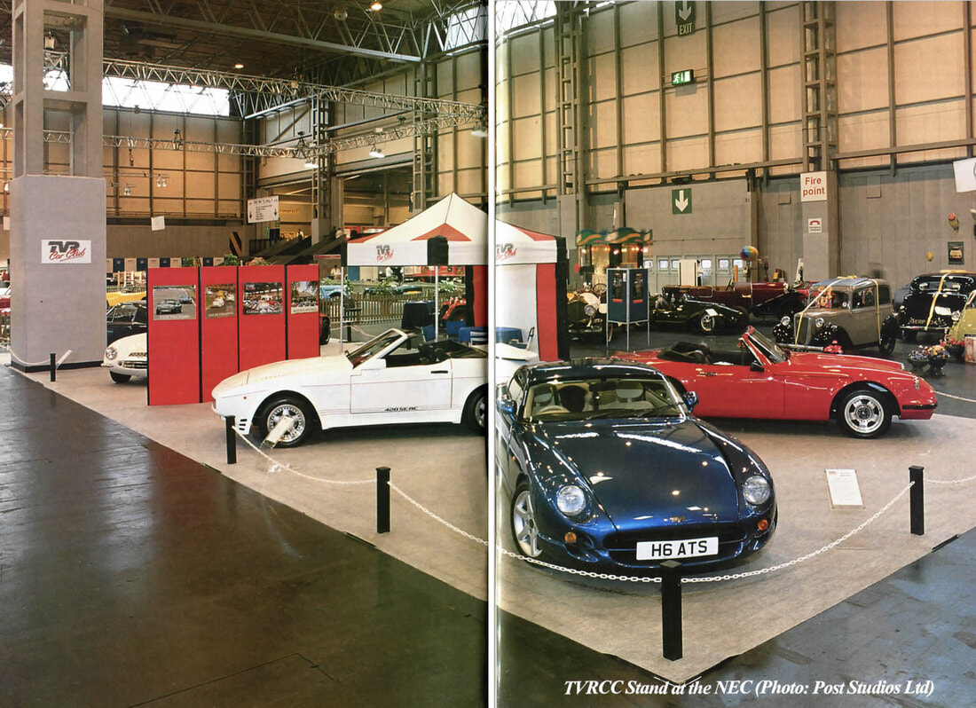 TVR Car Club stand 1997 International Classic Cars show NEC